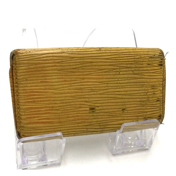 SOLD - Auth Louis Vuitton Epi Yellow Multicle 4 Key Holder Case - Picture 3 of 4